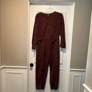 Brown jumpsuit